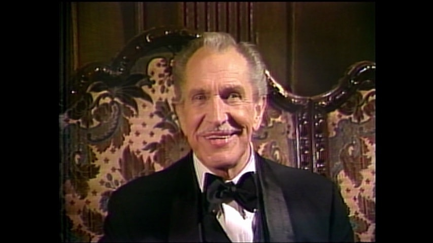 Screen shot for Intro and Outro Segments by Actor Vincent Price