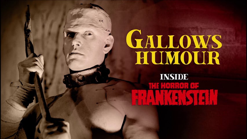 Gallows Humour: Inside “The Horror of Frankenstein” title screen
