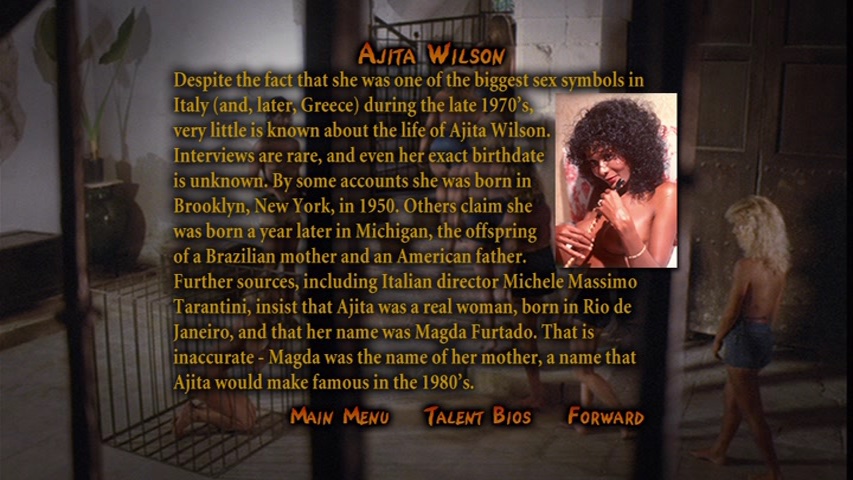 Screen shot for Biography: Actress Ajita Wilson