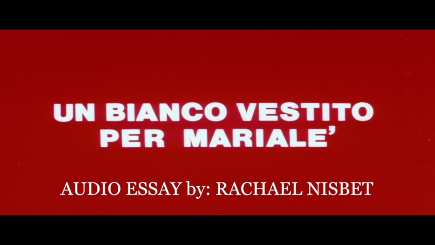 Screen shot for “Un bianco vestito per Marialé”