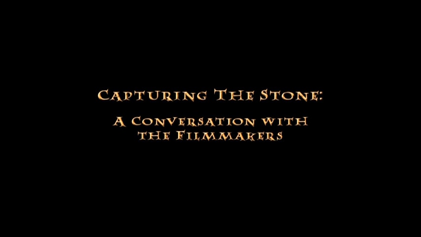Screen shot for Capturing the Stone: A Conversation with the Filmmakers