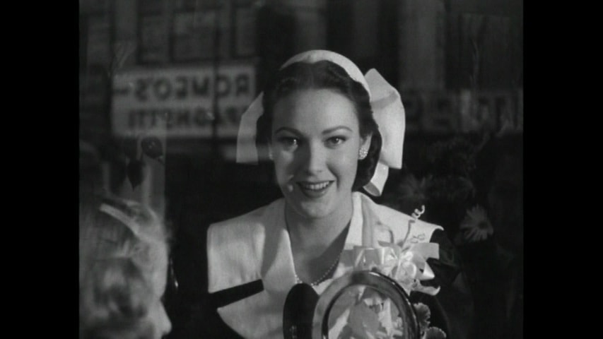 Screen shot for Fox Movietone News: “Movie Star in Dual Role”