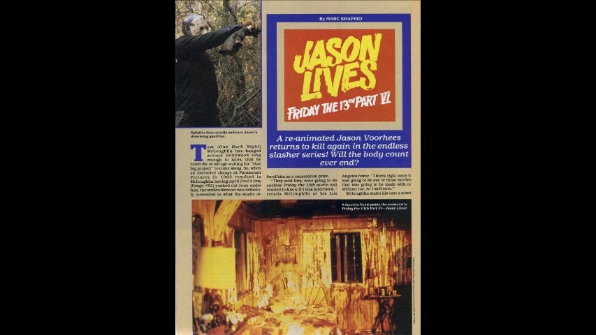 Screen shot for “Jason Lives: Friday the 13th Part VI”