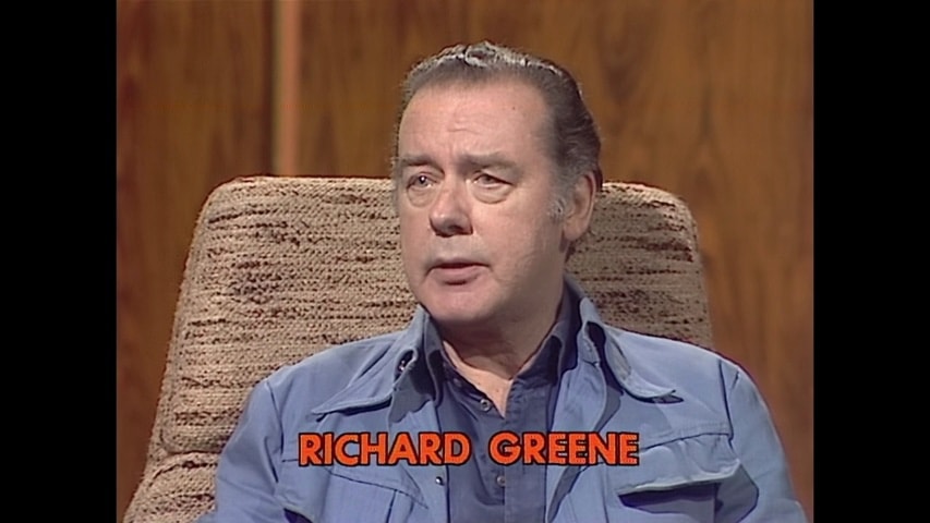 Screen shot for Archival TV Interview with Actor Richard Greene