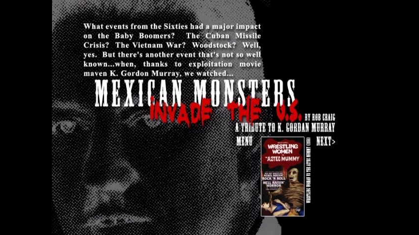 Screen shot for “Mexican Monsters Invade the U.S.: A Tribute to K. Gordon Murray”