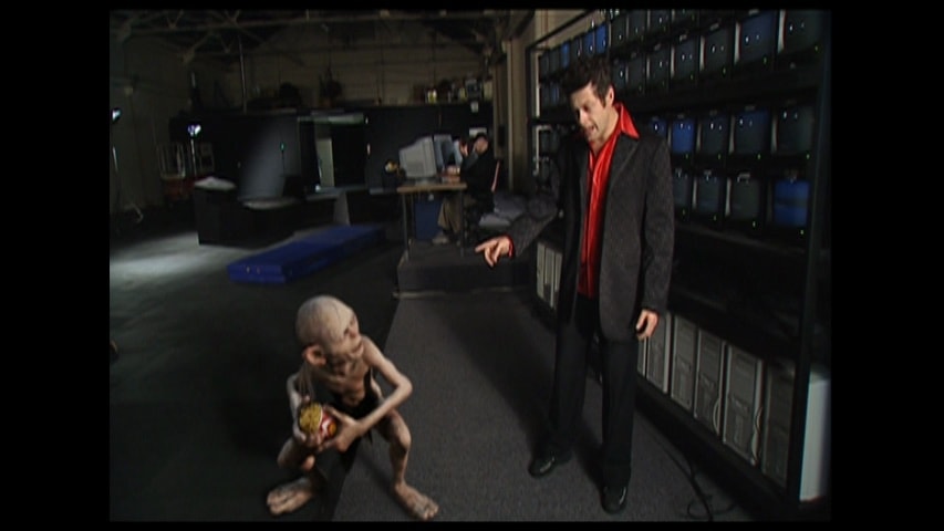 Screen shot for Easter Egg: MTV Movie Awards Clip with Actor Andy Serkis and Gollum