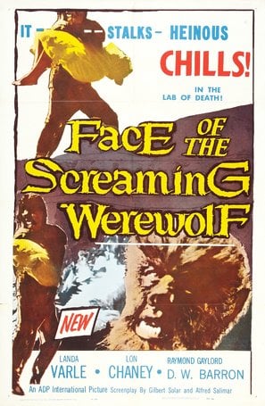 Face of the Screaming Werewolf poster