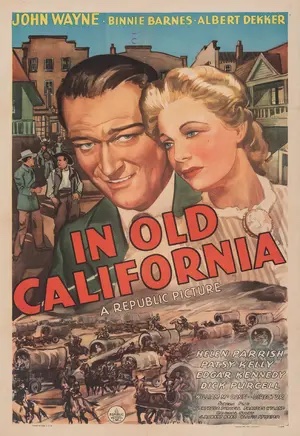In Old California poster