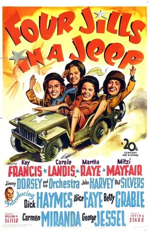 Four Jills in a Jeep poster