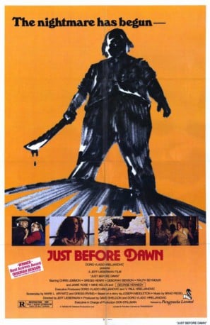 Just Before Dawn poster