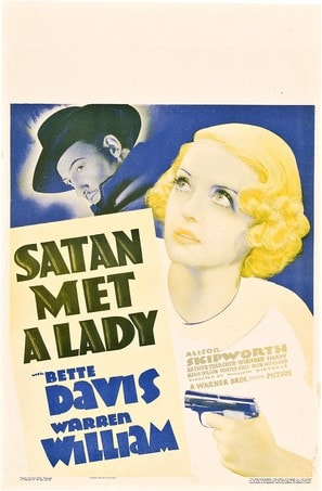 Satan Met a Lady poster