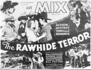 The Rawhide Terror poster