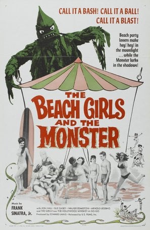 Poster of The Beach Girls and the Monster