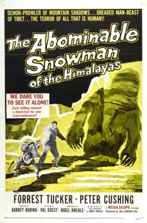 Poster of The Abominable Snowman