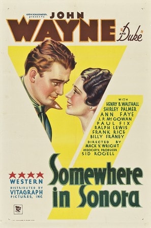 Somewhere in Sonora poster