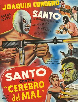 Poster of Santo vs. the Evil Brain