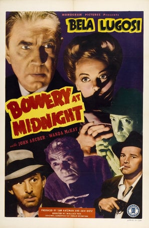 Bowery at Midnight poster