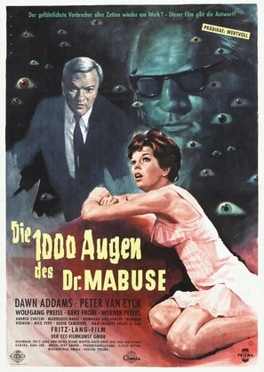 The 1,000 Eyes of Dr. Mabuse poster