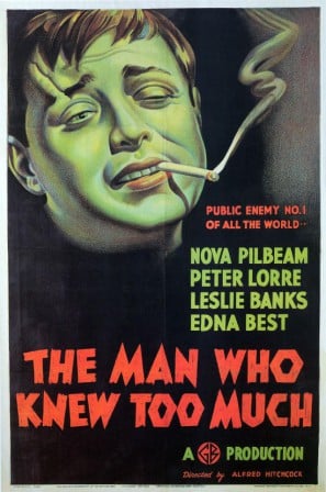 The Man Who Knew Too Much poster