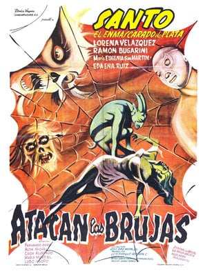 Poster of Santo Attacks the Witches