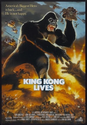 King Kong Lives poster