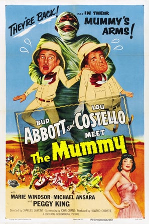 Poster of Abbott and Costello Meet the Mummy