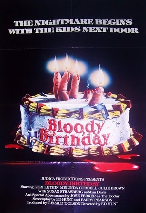 Bloody Birthday poster