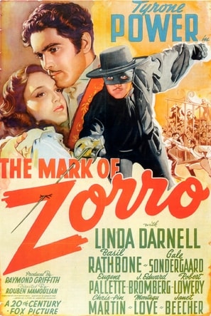 The Mark of Zorro poster