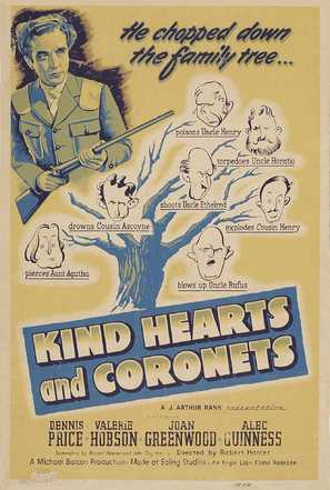 Kind Hearts and Coronets poster