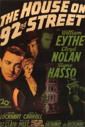 The House on 92nd Street poster