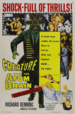 Creature with the Atom Brain poster