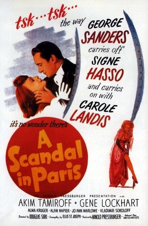 Poster of A Scandal in Paris