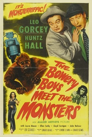 Poster of The Bowery Boys Meet the Monsters