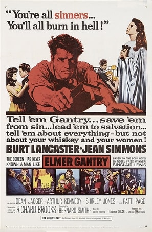 Elmer Gantry poster