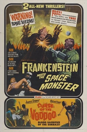 Frankenstein Meets the Spacemonster poster