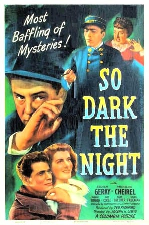So Dark the Night poster