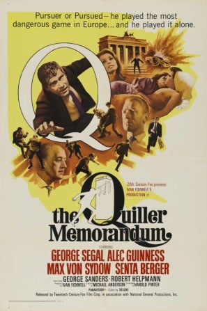The Quiller Memorandum poster