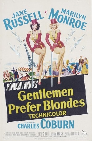 Gentlemen Prefer Blondes poster