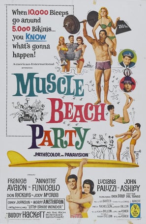 Poster of Muscle Beach Party