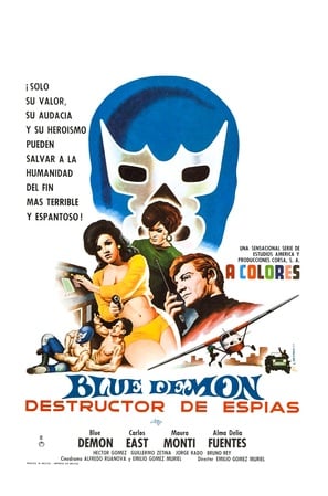 Poster of Blue Demon: Destructor of Spies