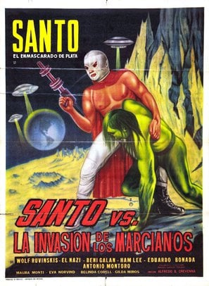 Poster of Santo vs. the Martian Invasion