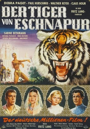 The Tiger of Eschnapur poster