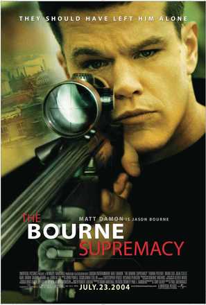 The Bourne Supremacy poster