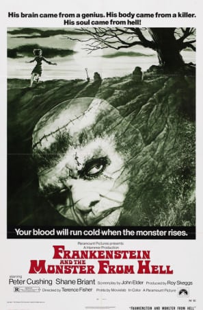 Poster of Frankenstein and the Monster from Hell