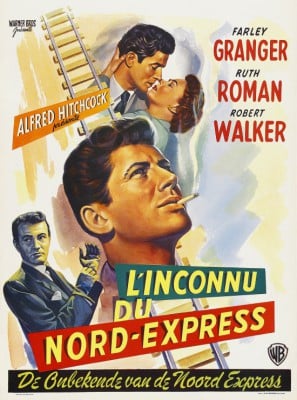 Strangers on a Train poster