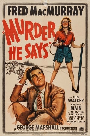 Murder, He Says poster