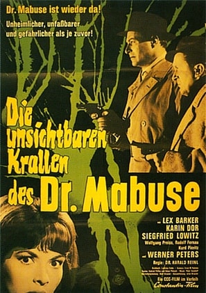 The Invisible Dr. Mabuse poster