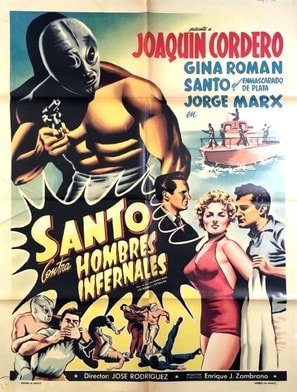 Poster of Santo vs. Infernal Men