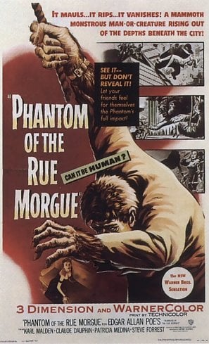 Phantom of the Rue Morgue poster