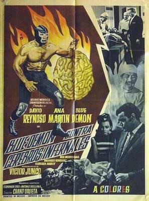 Poster of Blue Demon Versus the Infernal Brains